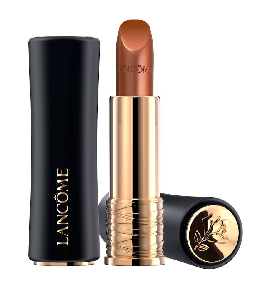 Lancème lipstick with black case on a white background
