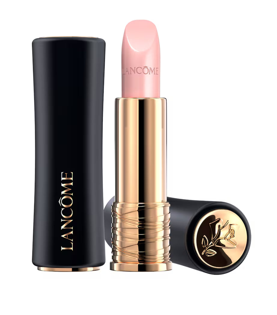 Lancème lipstick with black case on a white background