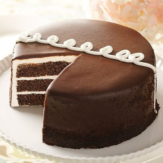Pastel de chocolate y vainilla