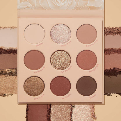Colourpop eyeshadow matte brown palette