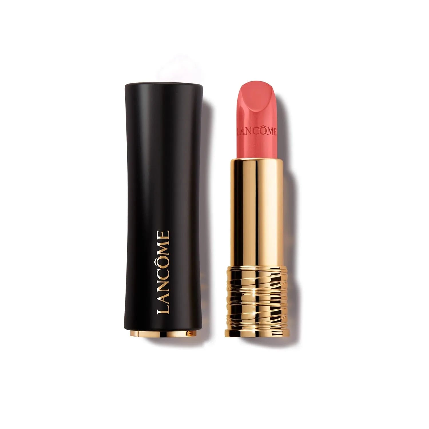 Lancème lipstick with black case on a white background