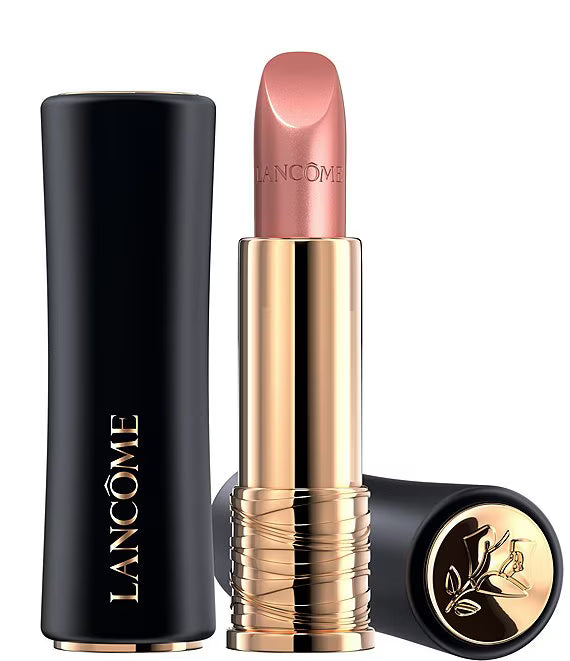 Lancème lipstick with black and gold packaging on a white background
