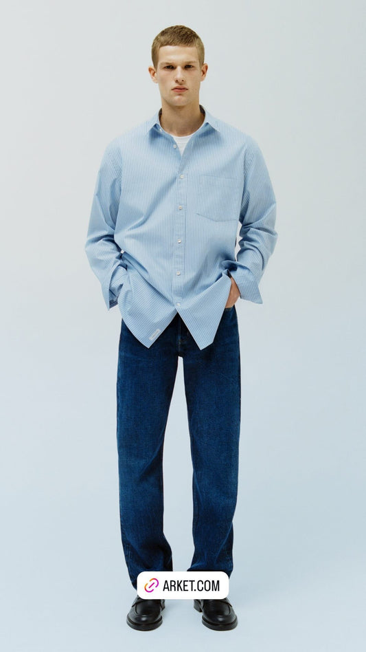 Men's light colored shirt