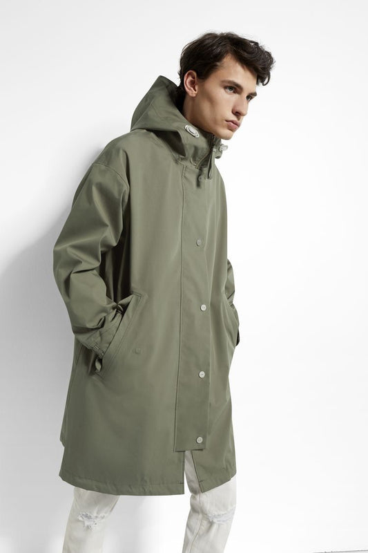 Men's midlength parka