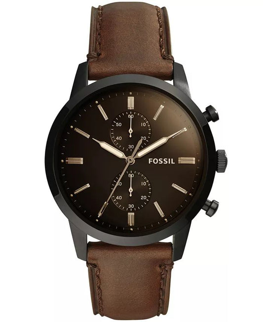 Men's Fossil Chonograph Townsman Leather Watch