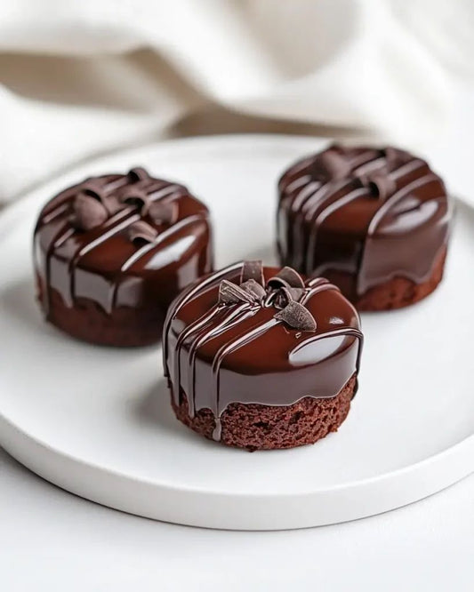 Mini pasteles de chocolate
