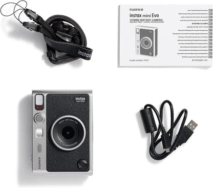 Instax Mini Evo Instant Film Camera - With Self-Timer & Built-In Flash, Electronics