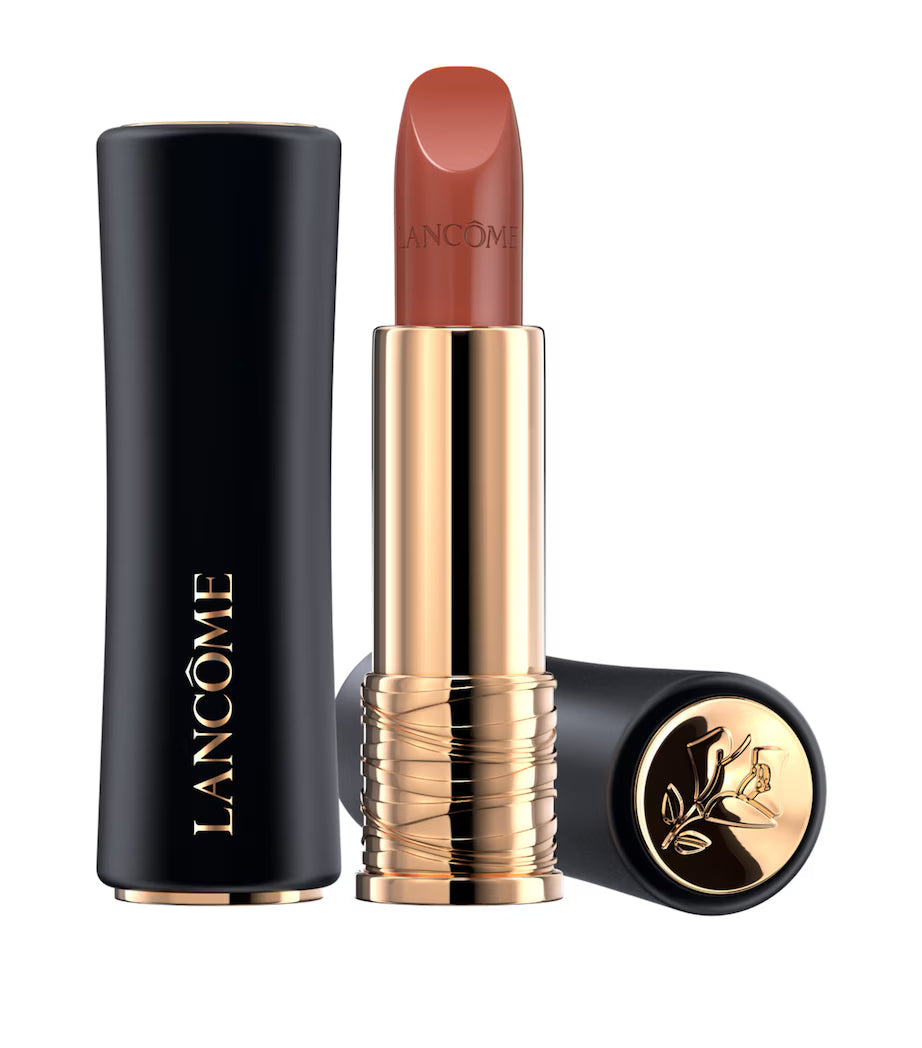 Lancème lipstick with black case on a white background