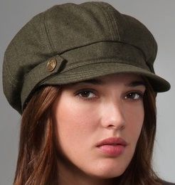 Women newsboy wool cap